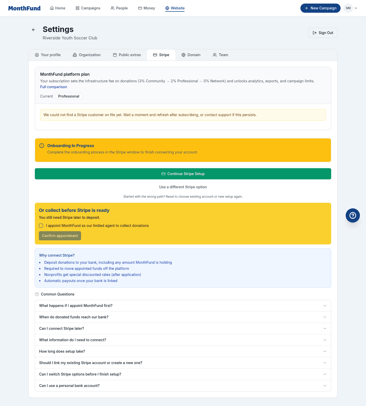 org held funds step 03 confirm agent