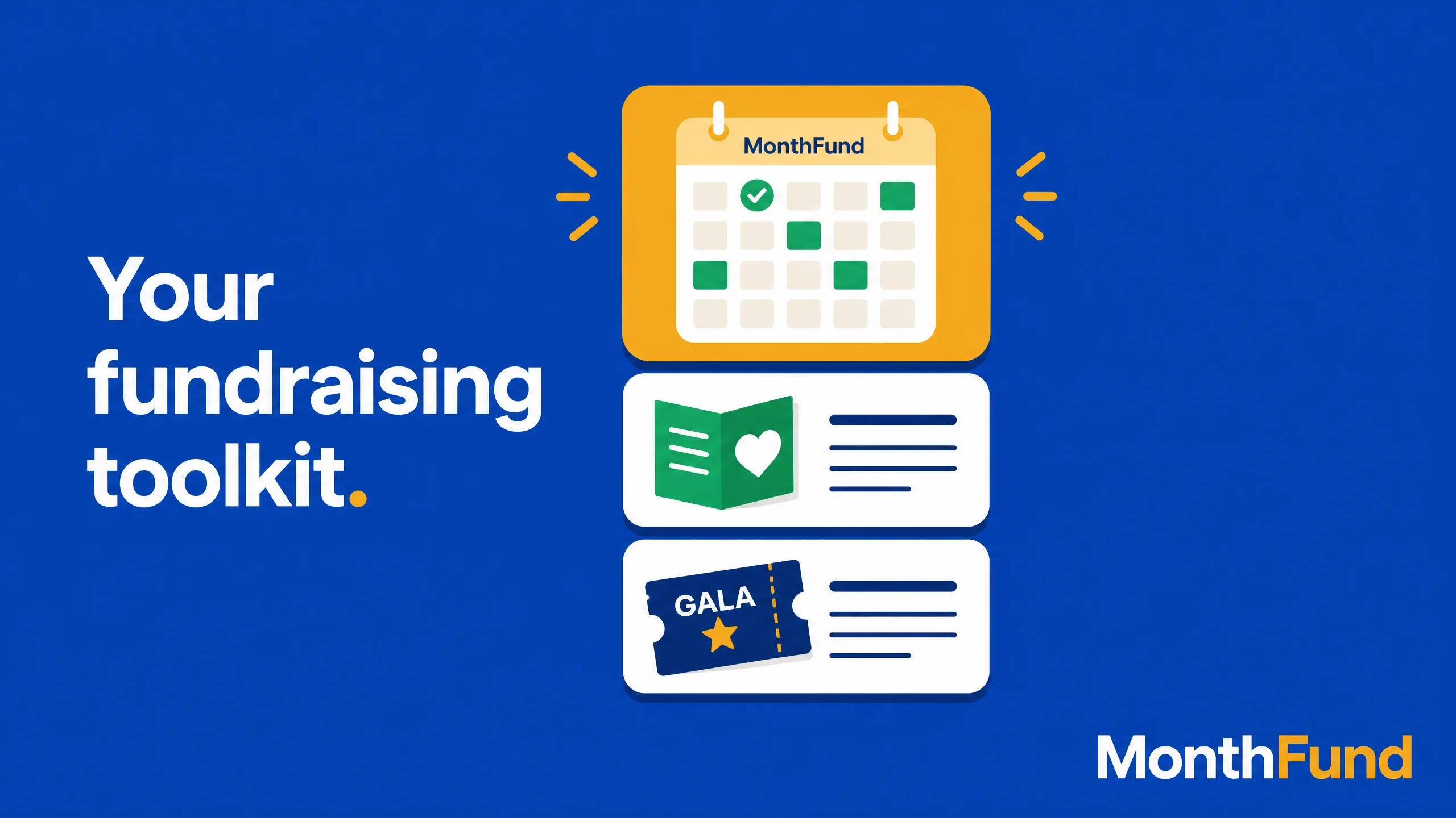 How calendar fundraisers fit with galas, catalogs, and other fundraising (toolkit, not replacement)