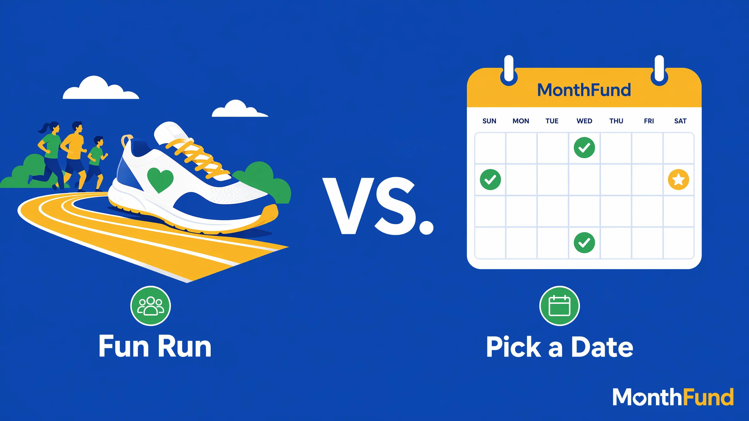 Pick a Date Fundraiser vs. Fun Run: Which is Right for Your School?