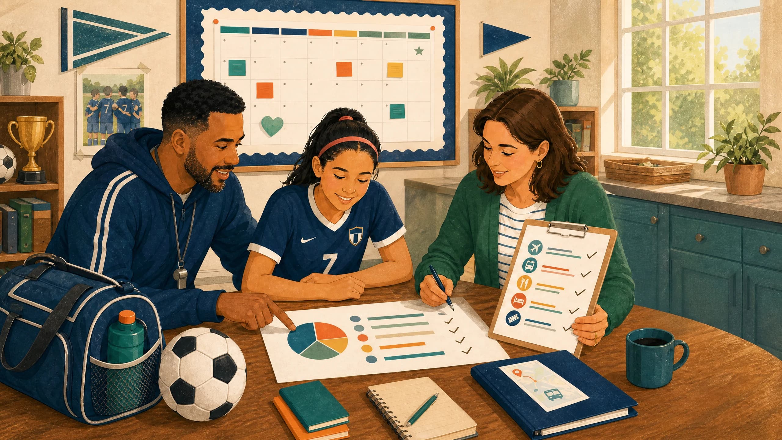 Youth sports travel fundraising: a season budget and calendar plan
